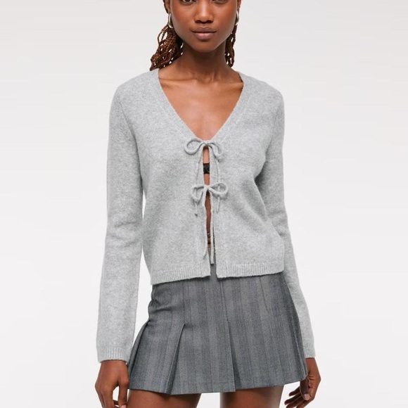 abercrombie tie front cardigan - Picture 3 of 6